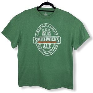 Smithwick’s Ale Beer Irish Logo Tee Shirt Sz L